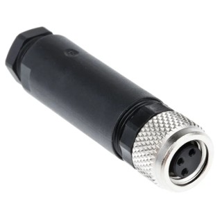 Lumberg Automation Circular Connector, 3 Contacts, Cable Mount, M8 Connector, Socket Female, IP67 Protection 28046 RKMCK 3