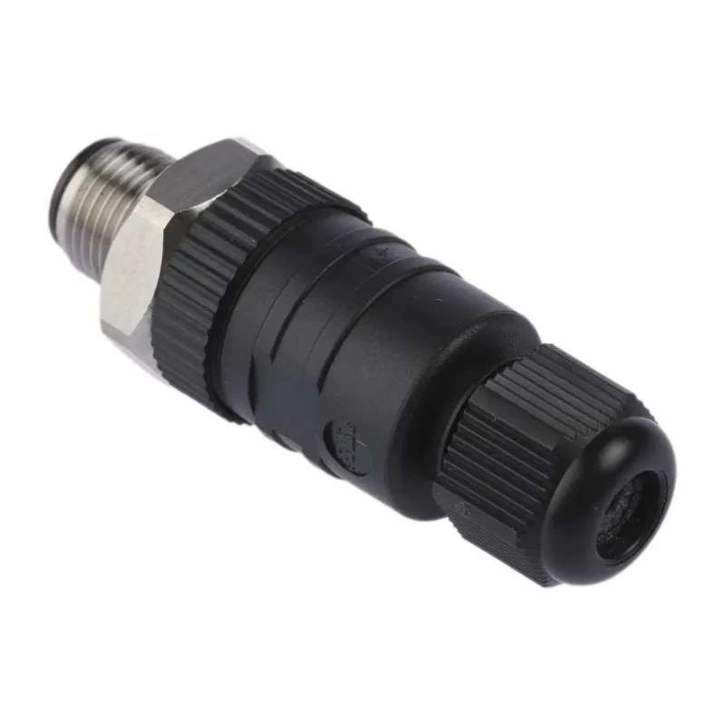 Lumberg Automation Circular Connector 4 Contacts Cable M12 Plug Male IP67 RSCN Series 18319 RSCN 4/7