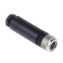Lumberg Automation Industrial Circular Connector M8, 4 Contacts, Female Socket, Cable Mount, IP67, 36V, 4A 28047 RKMCK 4
