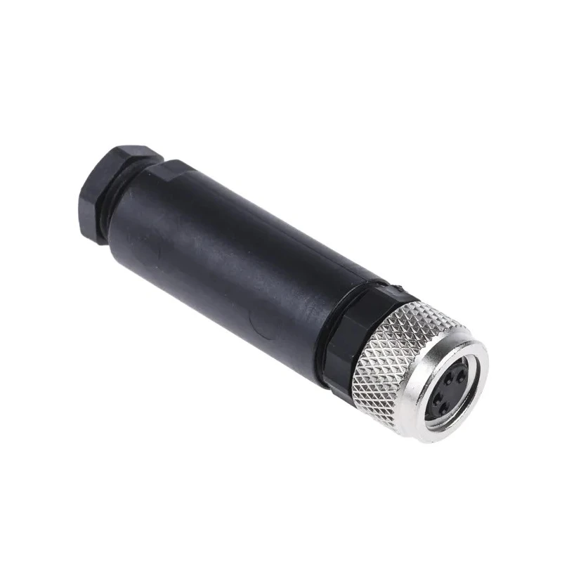Lumberg Automation Industrial Circular Connector M8, 4 Contacts, Female Socket, Cable Mount, IP67, 36V, 4A 28047 RKMCK 4