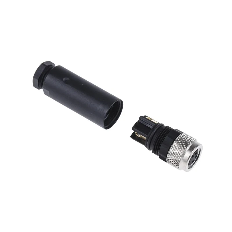 Lumberg Automation Industrial Circular Connector M8, 4 Contacts, Female Socket, Cable Mount, IP67, 36V, 4A 28047 RKMCK 4