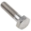 RS PRO Stainless Steel Hex Bolt M10 x 40 mm, Grade 304, Plain Finish 508-0994