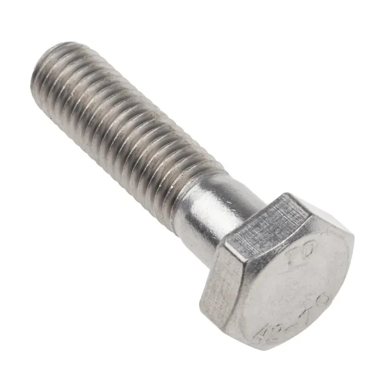 RS PRO Stainless Steel Hex Bolt M10 x 40 mm, Grade 304, Plain Finish 508-0994