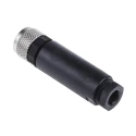 Lumberg Automation Industrial Circular Connector M8, 4 Contacts, Female Socket, Cable Mount, IP67, 36V, 4A 28047 RKMCK 4