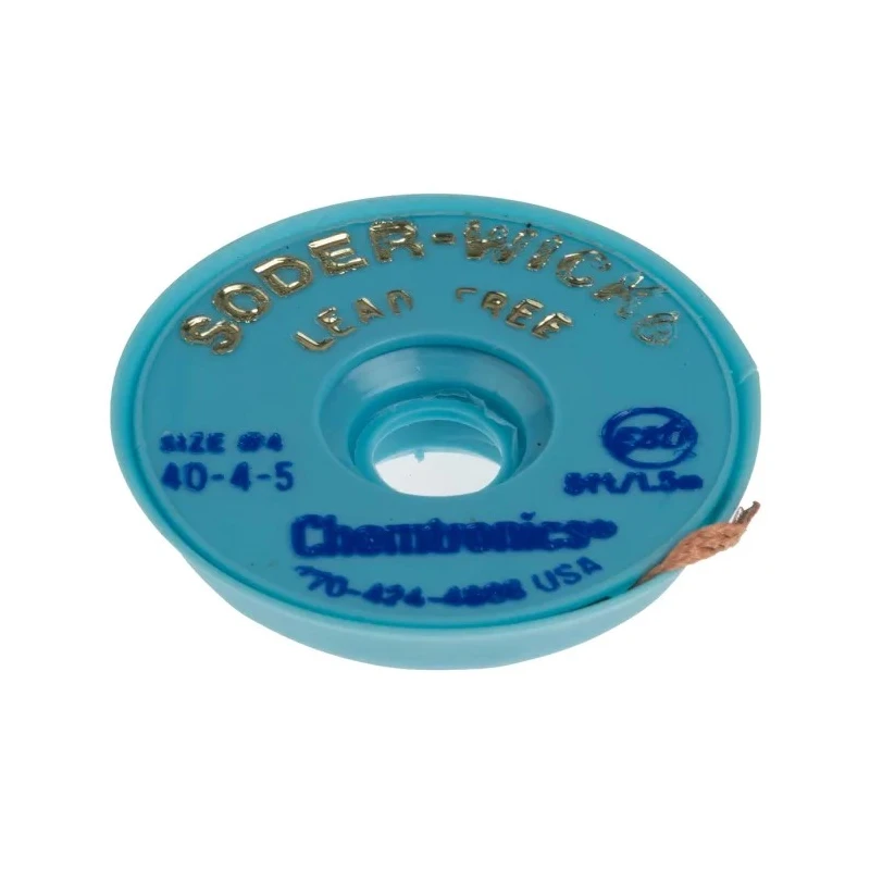 Chemtronics 1.5 m Lead Free De-Soldering Braid Width 2.8mm 40-4-5