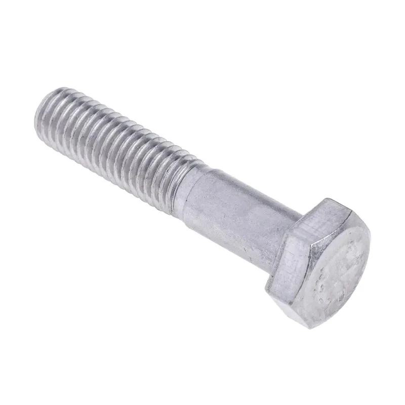 RS PRO Plain Stainless Steel Hex Bolt M10 x 50 mm, Grade 304, DIN 931 508-1010