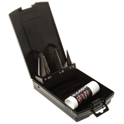 EXACT 3-Piece Step Drill Bit Set for Metal, HSS Bits, 3 mm to 30.5 mm 05209