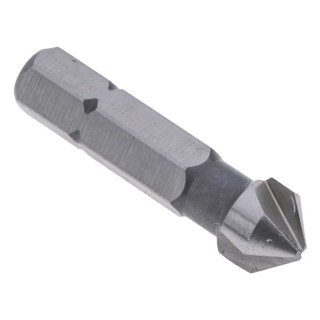 EXACT High Speed Steel Drill Bit 8.3 mm Head Diameter 3 Flutes 90° Countersink Angle 31 mm Length 6.35 mm Shank 05642