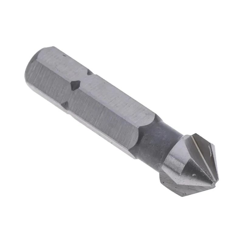 EXACT High Speed Steel Drill Bit 8.3 mm Head Diameter 3 Flutes 90° Countersink Angle 31 mm Length 6.35 mm Shank 05642