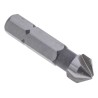 EXACT High Speed Steel Drill Bit 8.3 mm Head Diameter 3 Flutes 90° Countersink Angle 31 mm Length 6.35 mm Shank 05642
