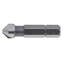 EXACT High Speed Steel Drill Bit 8.3 mm Head Diameter 3 Flutes 90° Countersink Angle 31 mm Length 6.35 mm Shank 05642