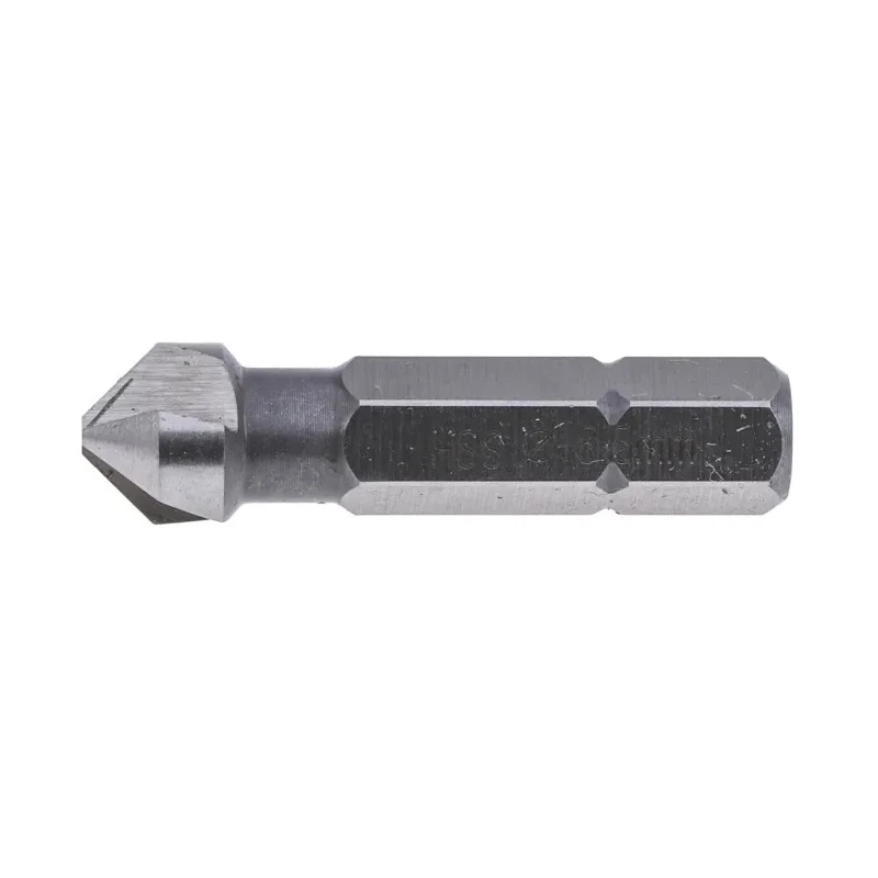 EXACT High Speed Steel Drill Bit 8.3 mm Head Diameter 3 Flutes 90° Countersink Angle 31 mm Length 6.35 mm Shank 05642