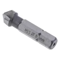 EXACT High Speed Steel Drill Bit 8.3 mm Head Diameter 3 Flutes 90° Countersink Angle 31 mm Length 6.35 mm Shank 05642