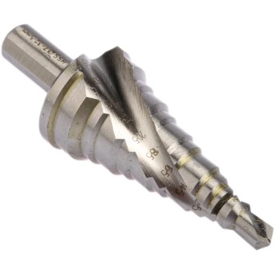 EXACT HSS Drill Bit 7-30.5 mm Diameter Hex Shank with Titanium Aluminium Nitride Finish 05310
