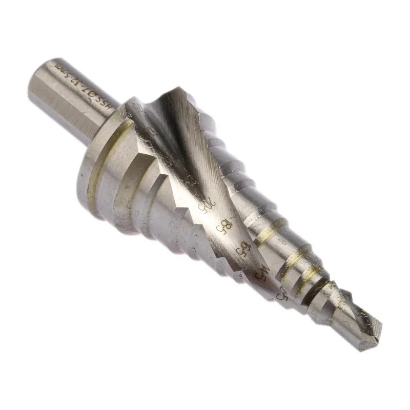 EXACT HSS Drill Bit 7-30.5 mm Diameter Hex Shank with Titanium Aluminium Nitride Finish 05310
