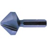 EXACT High Speed Steel Drill Bit 20.5 mm Head Diameter 3 Flutes 90° Countersink Angle 41 mm Overall Length 6.35 mm 05646