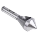 EXACT High Speed Steel-E Countersink Drill Bit Set, 3 Flute, 90° Angle, 10mm Shank Diameter, 4 Pieces 05426