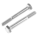 RS PRO Stainless Steel Hex Bolt M10 x 80 mm, Grade 304 Plain Finish DIN 931 508-1054