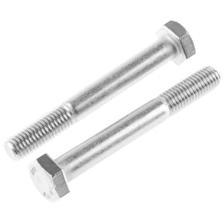 RS PRO Stainless Steel Hex Bolt M10 x 80 mm, Grade 304 Plain Finish DIN 931 508-1054