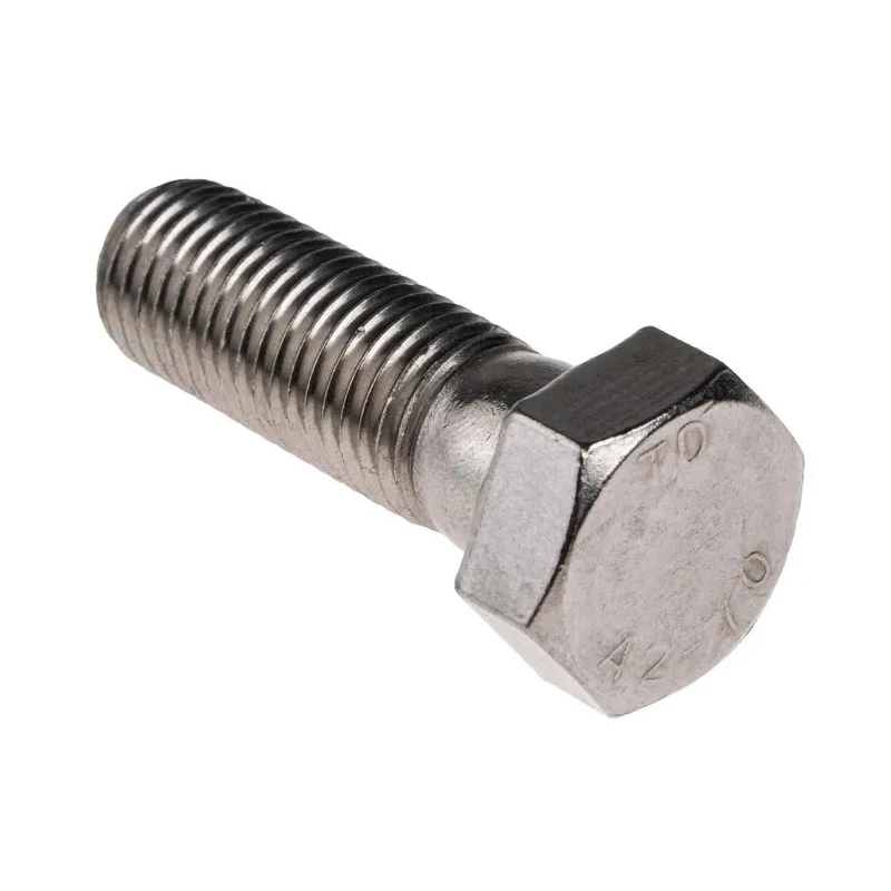 RS PRO Stainless Steel Hex Bolt M16 x 50 mm Plain Finish DIN 931 304 Grade 508-1177