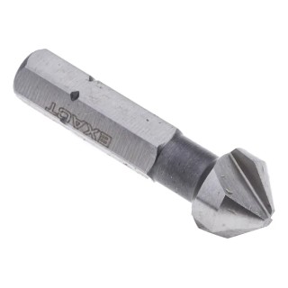 EXACT High Speed Steel Drill Bit 10.4 mm Head Diameter 90° Countersink Angle 3 Flutes 34 mm Length 05643
