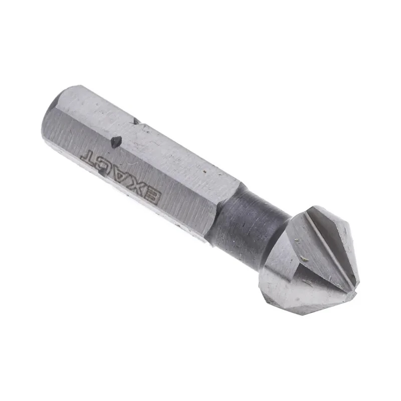 EXACT High Speed Steel Drill Bit 10.4 mm Head Diameter 90° Countersink Angle 3 Flutes 34 mm Length 05643