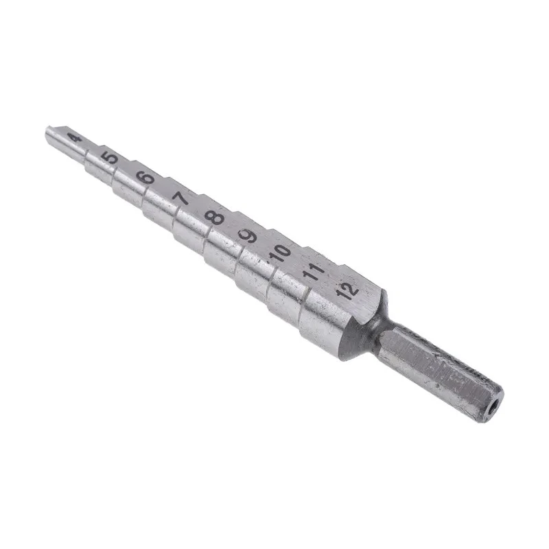 EXACT High Speed Steel 4 mm Triangular Shank Drill Bit 12mm Shank Size 05321