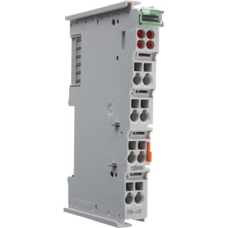 WAGO PLC I/O Module SYSMAC CJ Analogue Input 5V DC 4-Channel DIN Rail Mount 750455