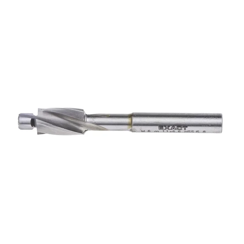 EXACT Counterbores M6 Thread Size, 80mm Overall Length, 11mm Cutter Diameter, HSS Material 05844