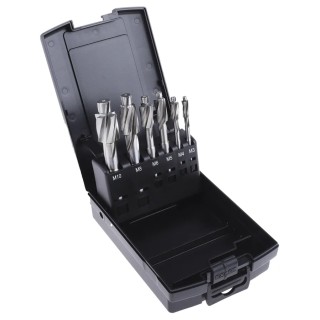 EXACT HSS Counterbores Set M3 to M10 Plain Shank 6 Piece DIN 373 Standard 05863