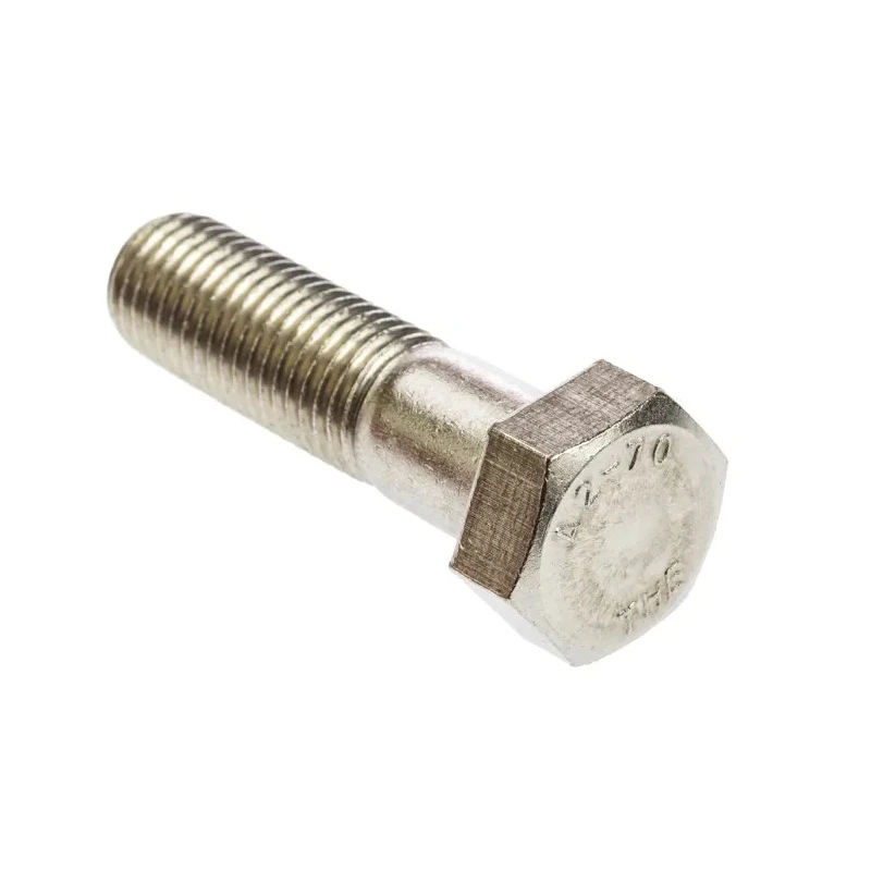 RS PRO Stainless Steel Hex Bolt M16 x 60 mm Plain Finish Grade 304 DIN 931 508-1183