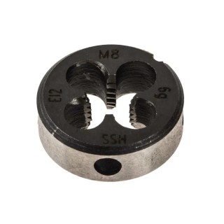 EVENTUS Threading Die M3M12, 25 mm Outside Diameter, 9 mm Thickness, HSS Material 70417