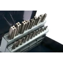 EVENTUS M12 Thread Metric Standard Hand Tap Set, HSS Material, DIN 352, 21 Pieces 10701