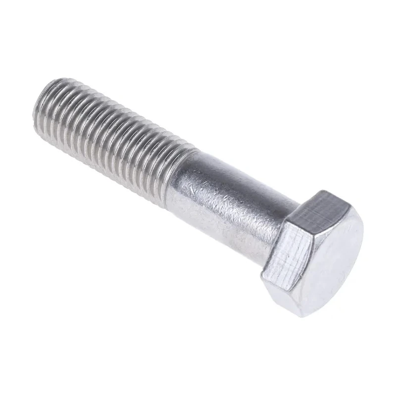 RS PRO Stainless Steel Hex Bolt M16 x 70 mm Plain Finish DIN 931 304 Grade 508-1206