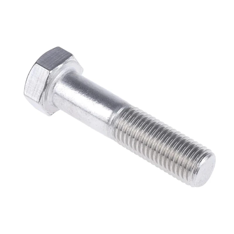 RS PRO Stainless Steel Hex Bolt M16 x 70 mm Plain Finish DIN 931 304 Grade 508-1206