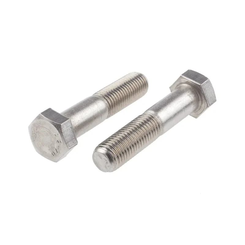 RS PRO Plain Stainless Steel Hex Bolt M16 x 75 mm, Grade 304, DIN 931 508-1212