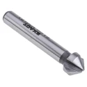 EXACT High Speed Steel Drill Bit, 12.4 mm Head Diameter, 3 Flutes, 90°, 56 mm Length, 8 mm Shank Diameter, DIN 335 05515