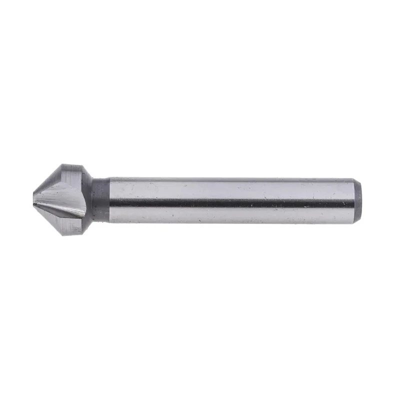 EXACT High Speed Steel Drill Bit, 12.4 mm Head Diameter, 3 Flutes, 90°, 56 mm Length, 8 mm Shank Diameter, DIN 335 05515