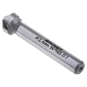 EXACT High Speed Steel Drill Bit, 12.4 mm Head Diameter, 3 Flutes, 90°, 56 mm Length, 8 mm Shank Diameter, DIN 335 05515