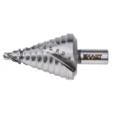 EXACT Specialist Aluminium Drill Bit, Step Spiral Flute, Multi-Diameter 6 to 36 mm, Bright Finish 07005