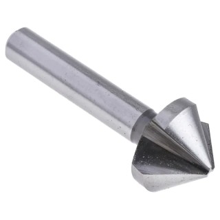 EXACT High-Speed Steel (HSS) Drill Bit with 25 mm Head Diameter, 3-Flutes, 90° Countersink Angle, 67 mm Length, Shank 05522