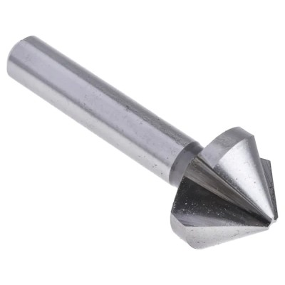 EXACT High-Speed Steel (HSS) Drill Bit with 25 mm Head Diameter, 3-Flutes, 90° Countersink Angle, 67 mm Length, Shank 05522