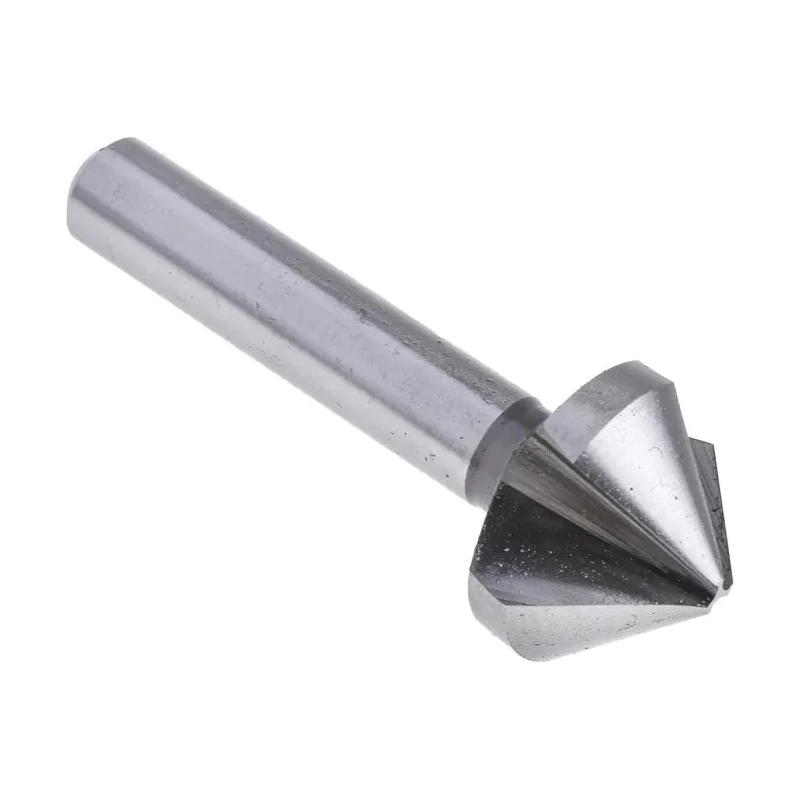 EXACT High-Speed Steel (HSS) Drill Bit with 25 mm Head Diameter, 3-Flutes, 90° Countersink Angle, 67 mm Length, Shank 05522