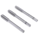 EVENTUS Tap Set, M8 Thread, High-Speed Steel Hand Tap Set, 3 Pieces, DIN 352, DIN 13, China 10020