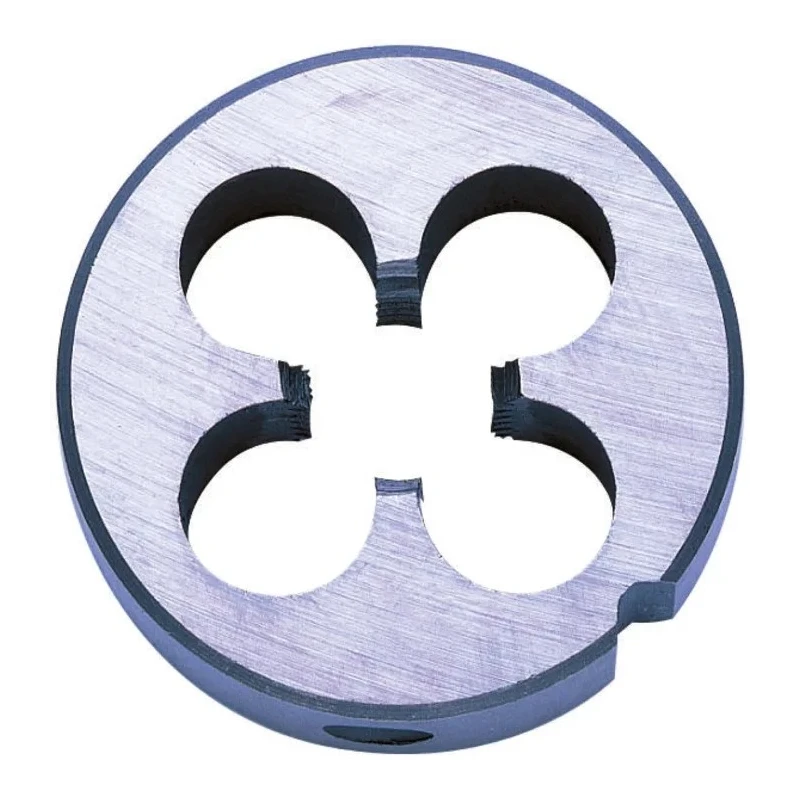 EVENTUS Professional High-Speed Steel Threading Die M3M12, 25 mm Outside Diameter, 9 mm Thickness, 7 Pieces Set 70414