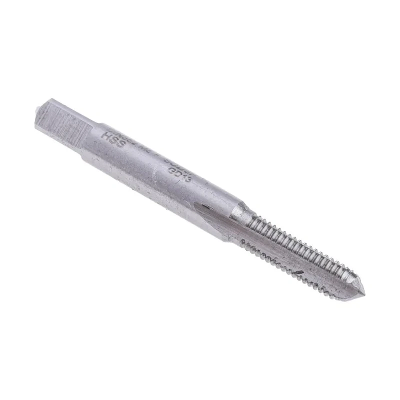 EVENTUS Threading Tap Set, M5 Thread, Metric Standard, Hand Tap, High Speed Steel, Overall Length 50mm, Shank Diameter 10011