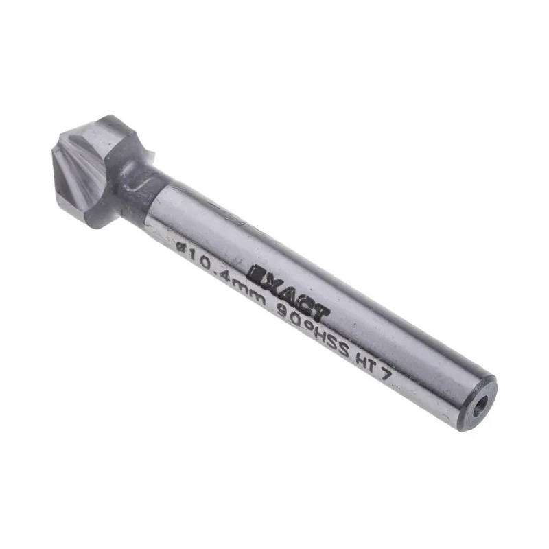 EXACT High Speed Steel Drill Bit 10.4 mm Head Diameter 3 Flute 90° Countersink Drill Bit 05513