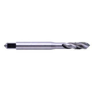 EVENTUS Machine Tap, M6 Thread, Metric Standard, HSS-G Material, Spiral Flute, 80mm Length, 19mm Shank Length 10354
