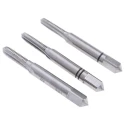 EVENTUS Tap Set M5 Thread Hand Tap HSS Material 3 Pieces 50mm Overall Length 6mm Shank Diameter 10012