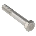 RS PRO Plain Stainless Steel Hex Bolt M16 x 100 mm Length Grade 304 DIN 931 508-1256